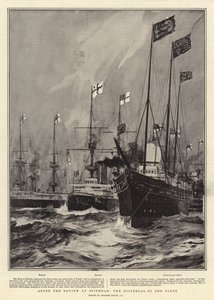 Después de la revisión en Spithead, la dispersión de la flota